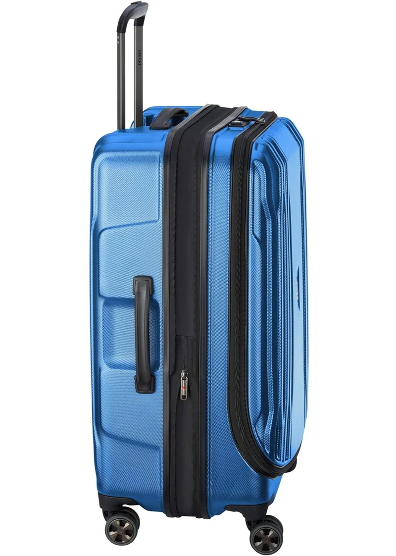 ديلسي _باريس حقيبة سفر ترولي كروز 70 سم صلبة بعجلات مزدوجة أزرق